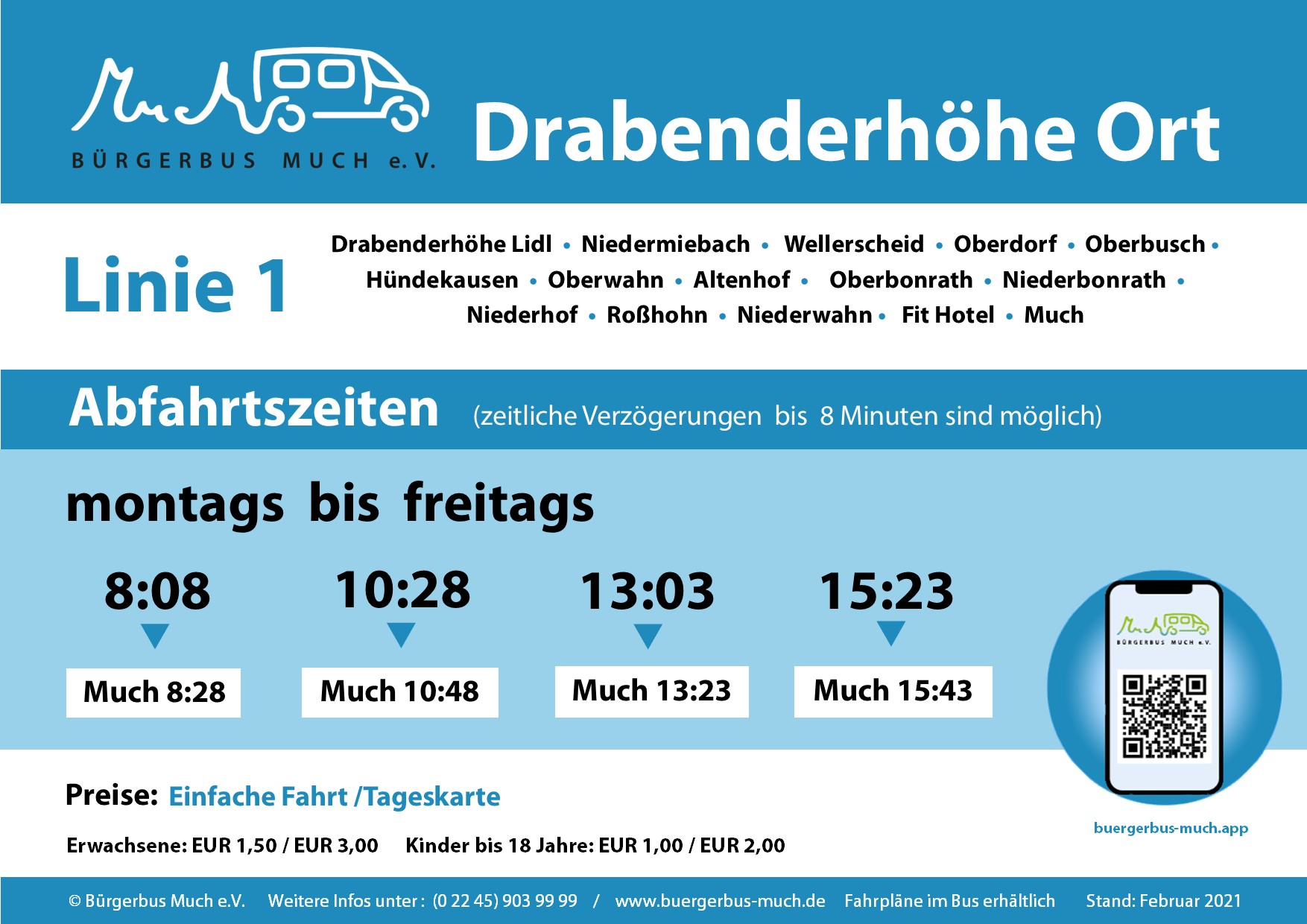 1 L1 06 Haltestelle Drabenderhöhe Ort